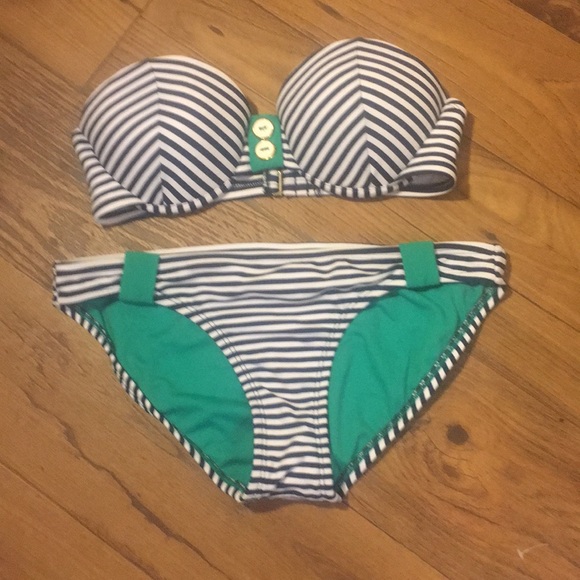 Xhilaration Other - NWOT Xhilaration Striped Bikini